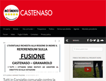 Tablet Screenshot of castenaso5stelle.it